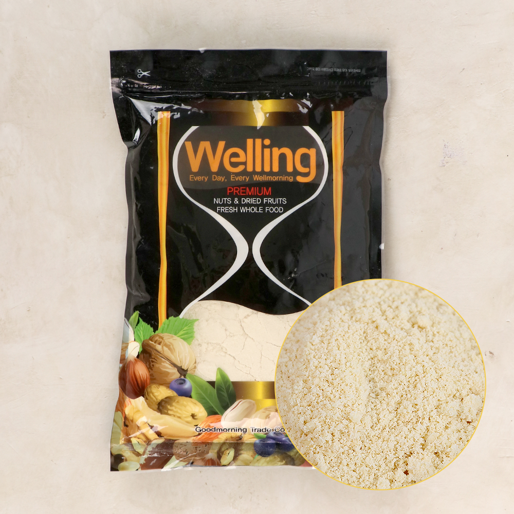 웰링 아몬드가루 분말 파우더 1kg 아몬드 95%