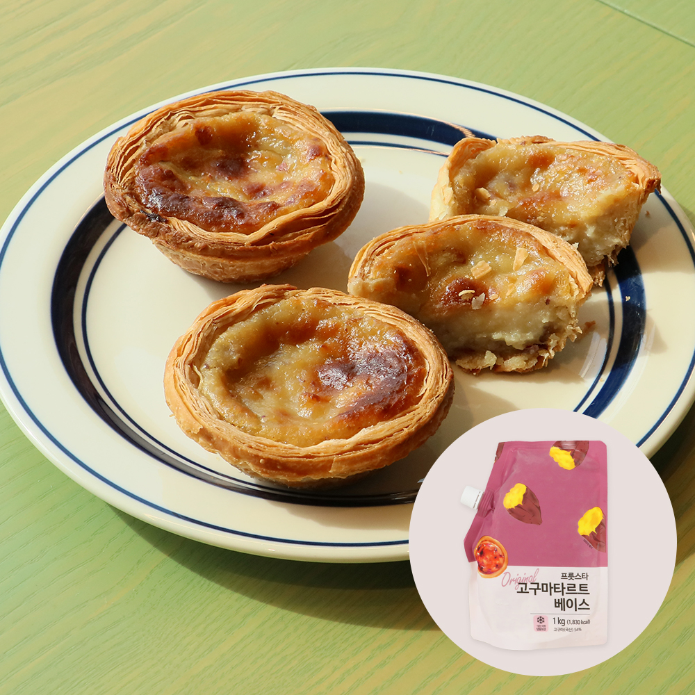 (발송지연) 프룻스타 고구마 타르트 베이스 1kg 필링
