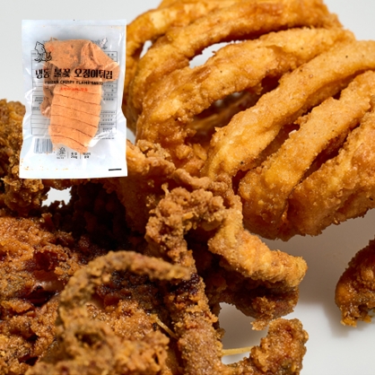 냉동 불꽃 통오징어 튀김 250g 통살 오징어 분식