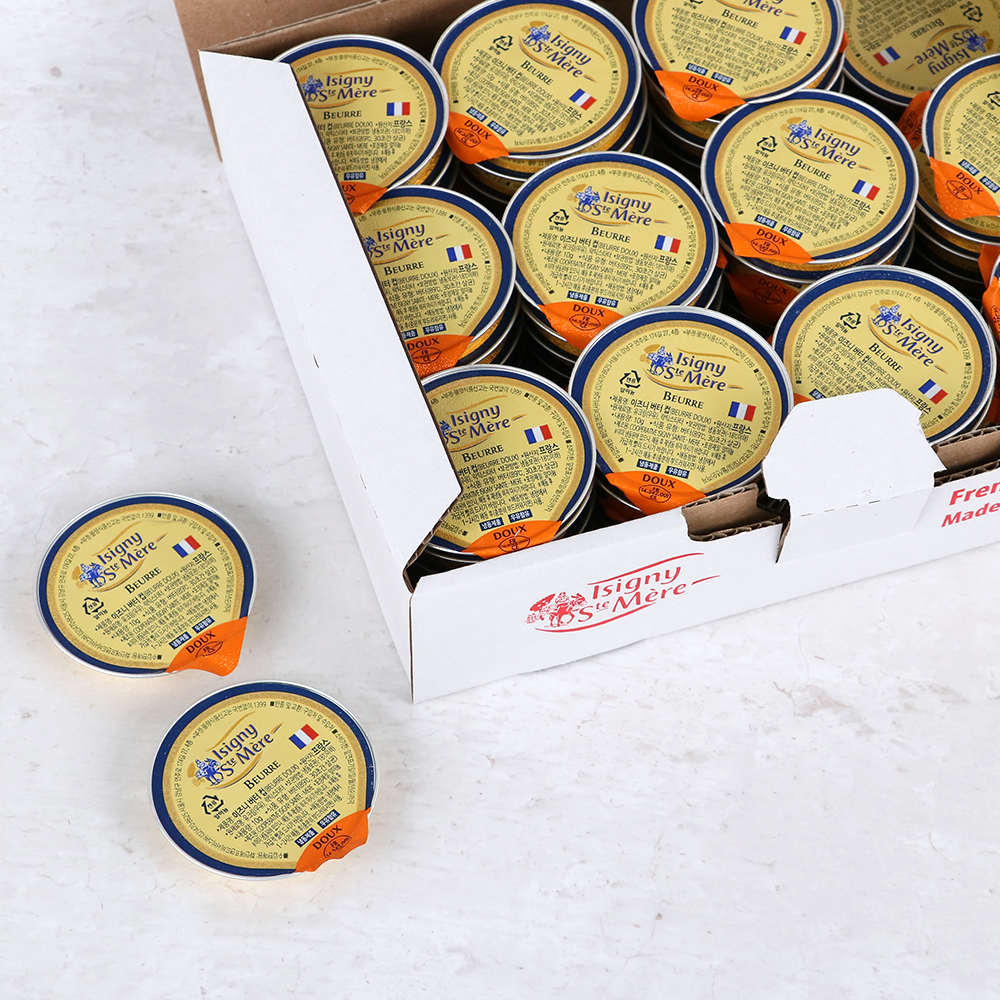 이즈니 포션 버터 무염 10g 60개 냉동 고메 버터컵