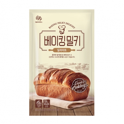 대상 베이킹 밀키 딜라이트 800g 탈지분유 대체 제빵용 식물성크림 분말