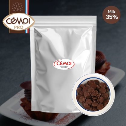 세모아 오리지널 밀크 커버춰 초콜릿 35% 2.5kg 프랑스산