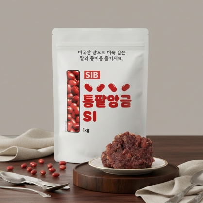 (발송지연) 선인 저당 통팥앙금 SI 1kg 깊은풍미 미국산 빙수팥