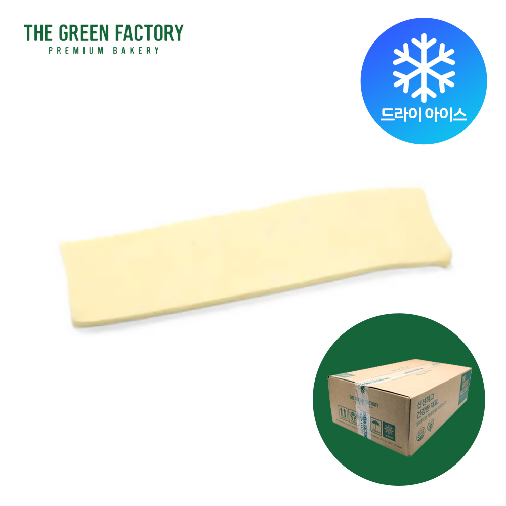 (발송지연)  더그린팩토리 직사각 페스츄리 냉동생지 64g 68개입 한박스 (드라이아이스포장)