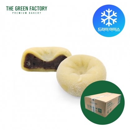 (발송지연) 더그린팩토리 쌀만쥬 냉동생지 50g 120개입 한박스 (드라이아이스포장)