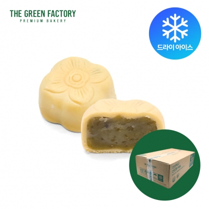 (발송지연) 더그린팩토리 창원단감 만쥬 냉동생지 56g 120개입 한박스 (드라이아이스포장)