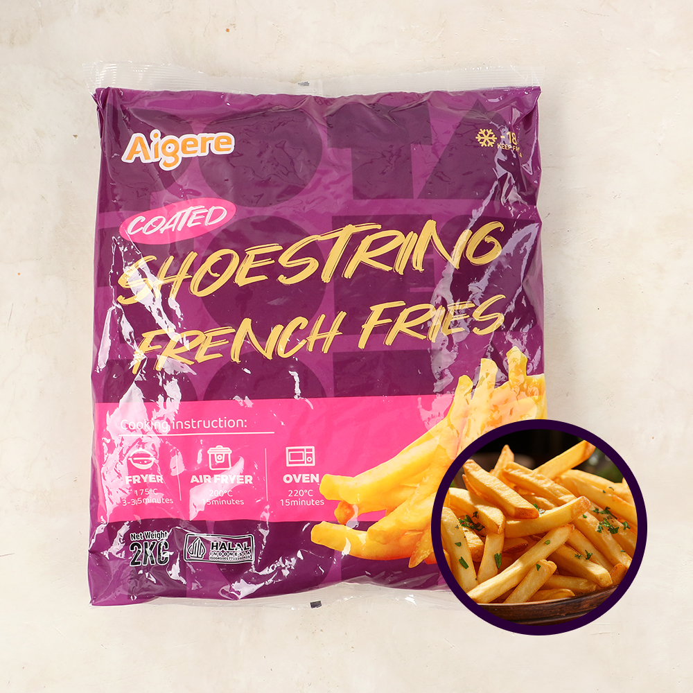 아이그레 코팅 슈스트링 2kg 코티드 7mm 냉동감자튀김