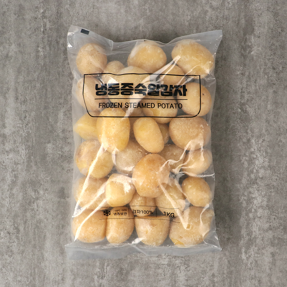 냉동 증숙 알감자 유피 1kg 휴게소 통감자