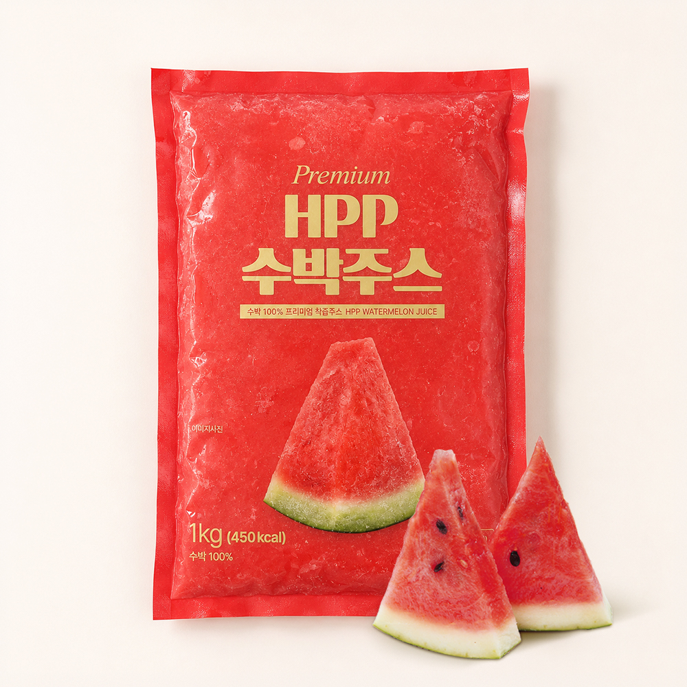 수박주스 1kg 냉동 HPP 땡모반