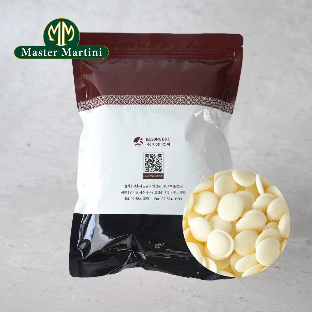 카리브 화이트 컴파운드 코팅 초콜릿 1kg 이탈리아산