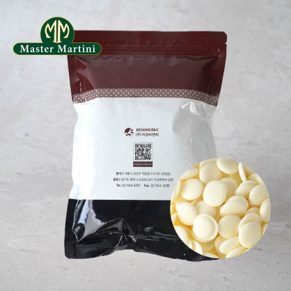 카리브 화이트 컴파운드 코팅 초콜릿 1kg 이탈리아산