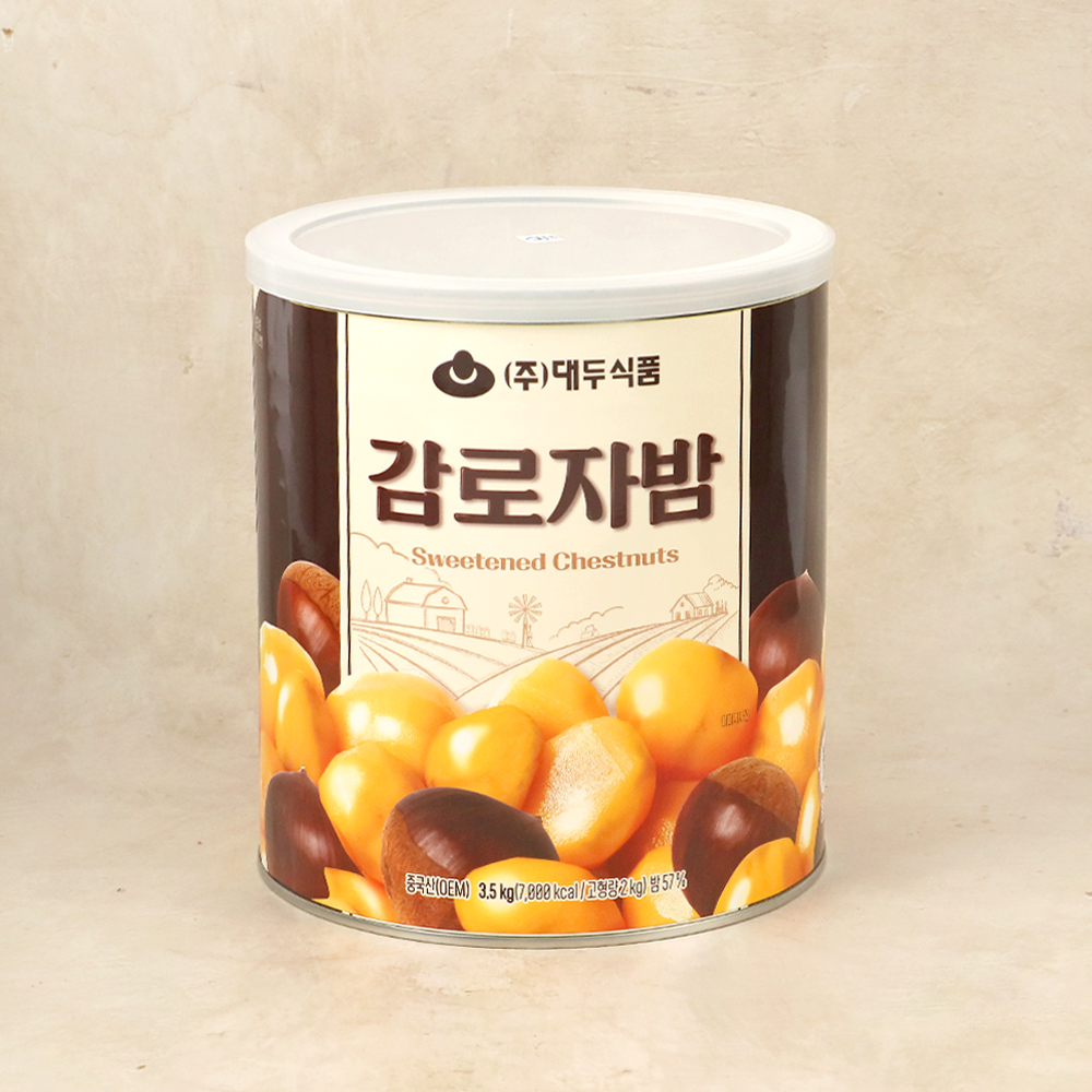 대두 감로자밤 3.5kg 통밤 밤통조림 고형량 57%