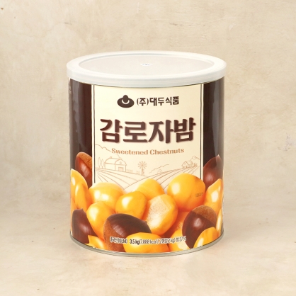 대두 감로자밤 3.5kg 통밤 밤통조림 고형량 57%