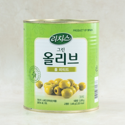 리치스 그린올리브 홀 피티드 3kg