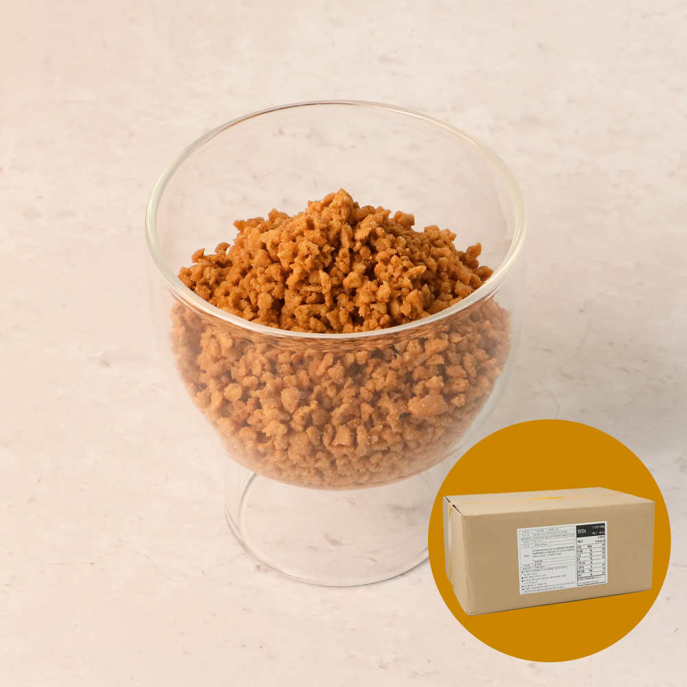 비스킷 크럼블 분태 10kg 계피분말 함유 카라멜 커피 쿠키 크런키