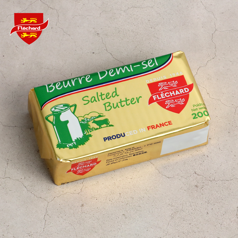 프리차드 가염 버터 브릭 200g 냉장 프랑스 발효버터