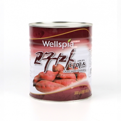 웰스피아 호박 고구마 다이스 3kg