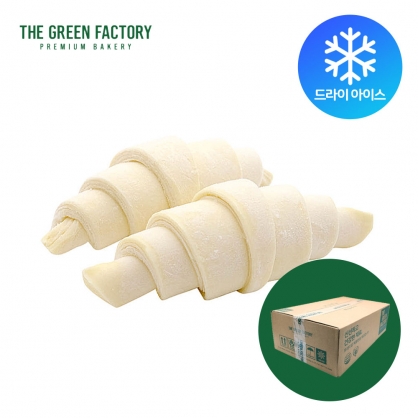 (발송지연) 더그린팩토리 크로와상 68g 72개 한박스 (드라이아이스포장)