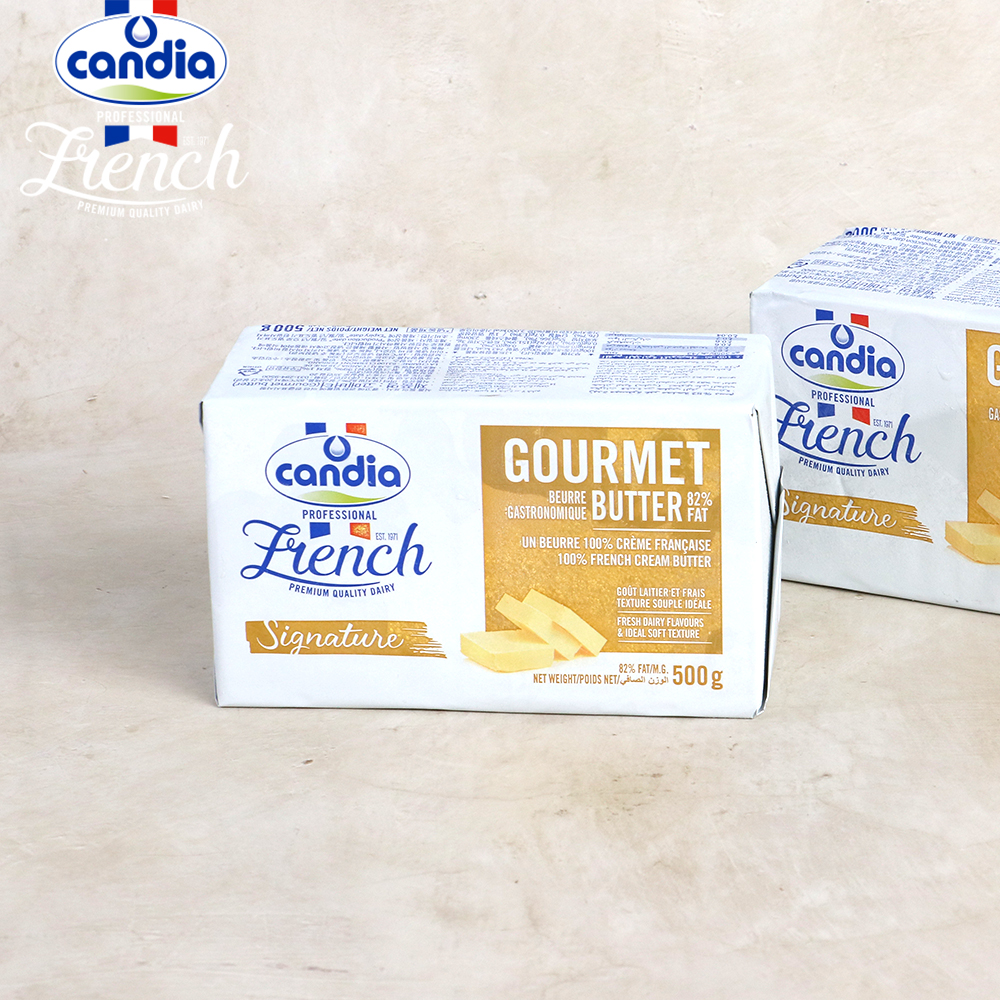 칸디아 고메버터 500g 냉동 프랑스 무염 발효버터