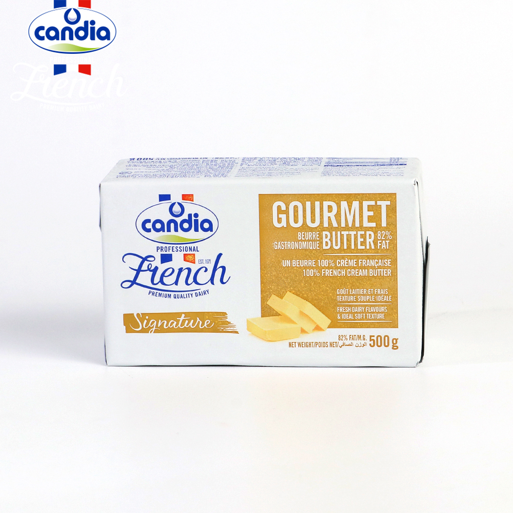 칸디아 고메버터 500g 냉동 프랑스 무염 발효버터