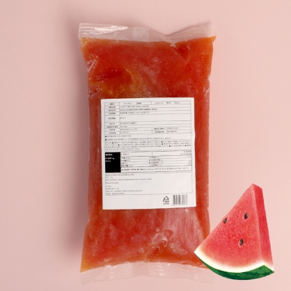 지아비코 냉동 수박주스 1kg 땡모반 수박 100% HPP공법