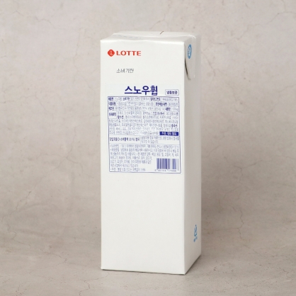 롯데 스노우휩 1.03kg 냉동 식물성 가당 휘핑