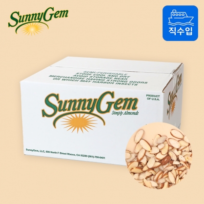 (벌크) 써니젬 아몬드 슬라이스 11.34kg 캘리포니아산
