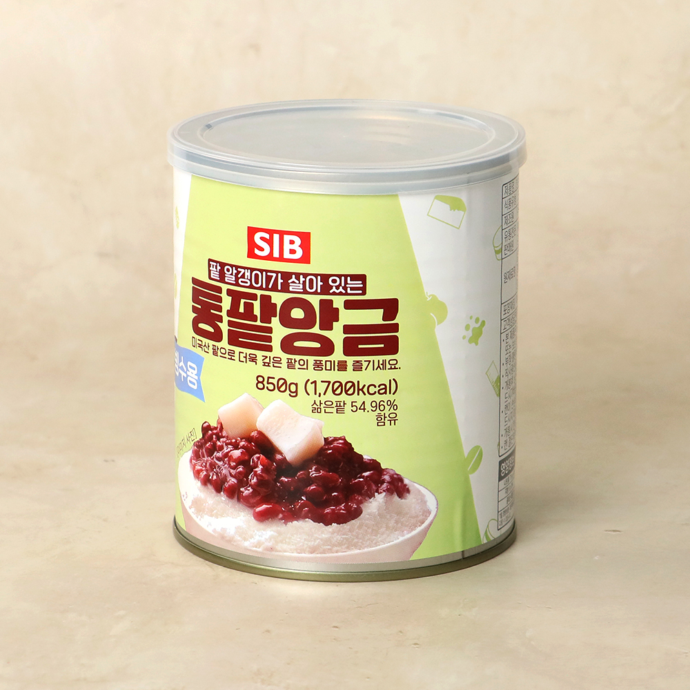 (발송지연) 선인 빙수용 통팥앙금 850g 깊은 풍미 미국산 빙수팥 (임박26년8월28일)