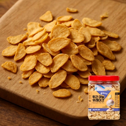 튀긴 마늘 후레이크 슬라이스 500g 갈릭 후레이크