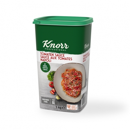 크노르 나폴리 토마토 분말 1kg 스파게티 파스타 피자 소스 (임박26년6월1일)