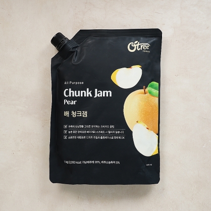 오트리 배 청크잼 1kg 과일잼 리플잼