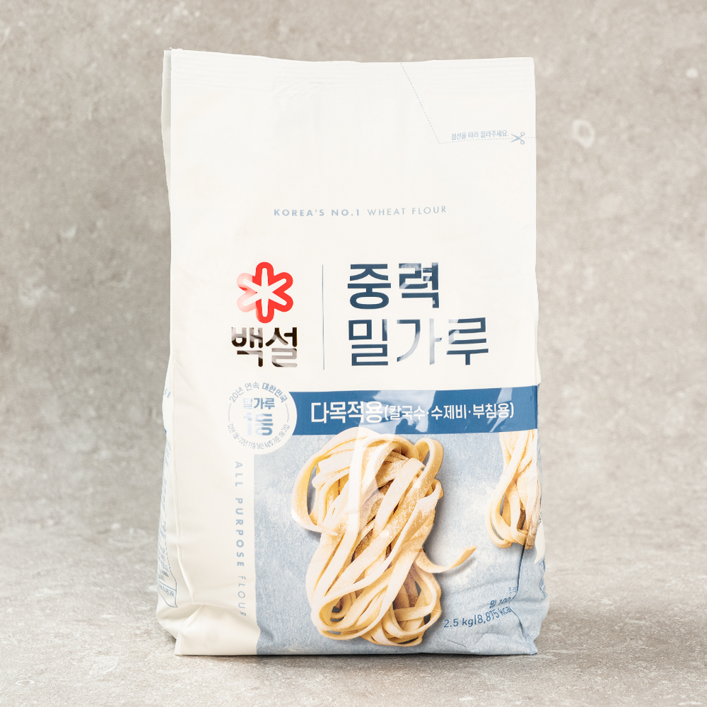 백설 중력 밀가루 2.5kg 중력분