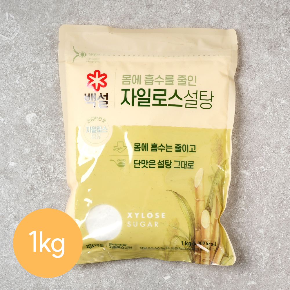백설 하얀 자일로스 설탕 1kg 백설탕