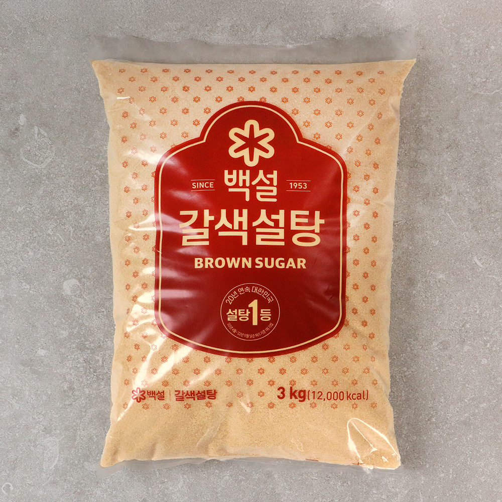 백설 갈색 설탕 3kg