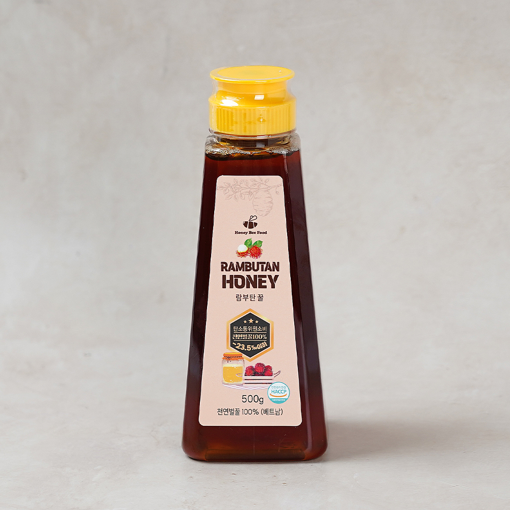 허니비푸드 람부탄꿀 500g 천연 자연 꿀 선물 | 진보람몰