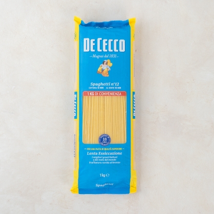 데체코 스파게티 12번 1kg 세몰리나 듀럼밀 파스타면