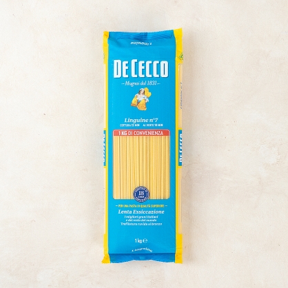데체코 링귀니 7번 1kg 납작한 파스타면 세몰리나 듀럼밀