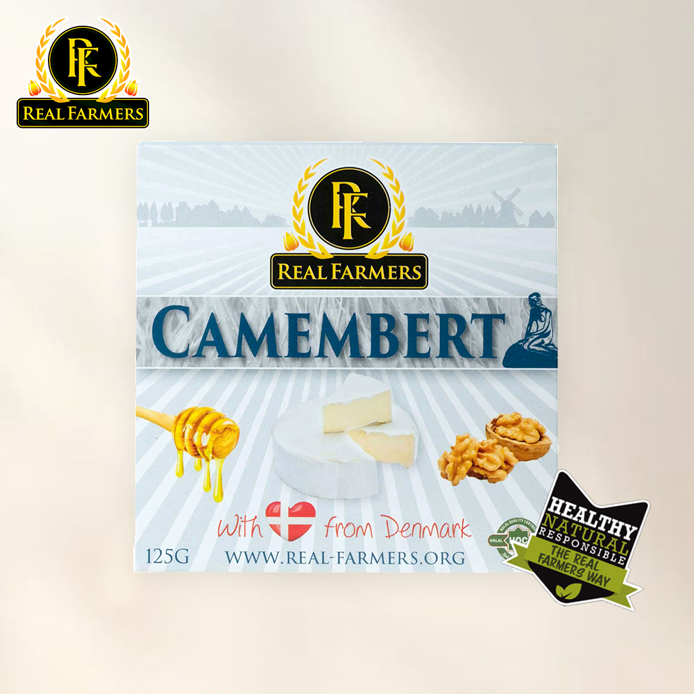 리얼파머스 까망베르 치즈 125g 덴마크 와인안주 (임박26년6월10일)