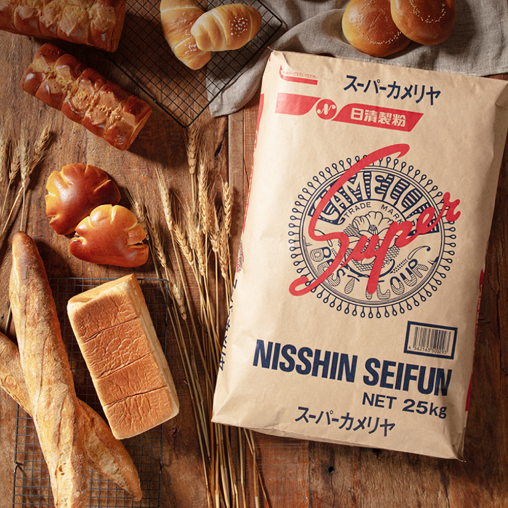 닛신 슈퍼 카멜리아 일본산 최고급 강력분 밀가루 25kg 고배합 제빵 식빵 소금빵