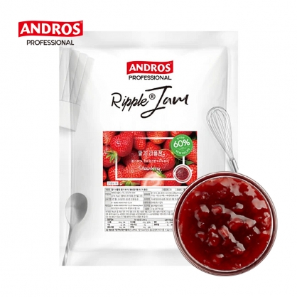 앤드로스 딸기 리플잼 60% 1kg 딸기잼
