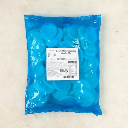 유로포멜라 모짜렐라 슬라이스 메달 1kg 냉동 이탈리아