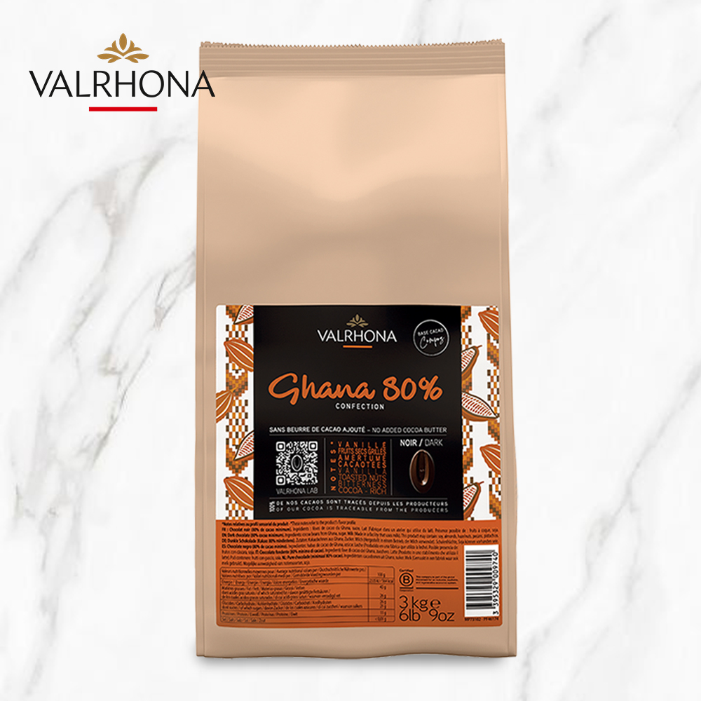 (발송지연) 발로나 가나 80% 다크 초콜릿 커버춰 3kg