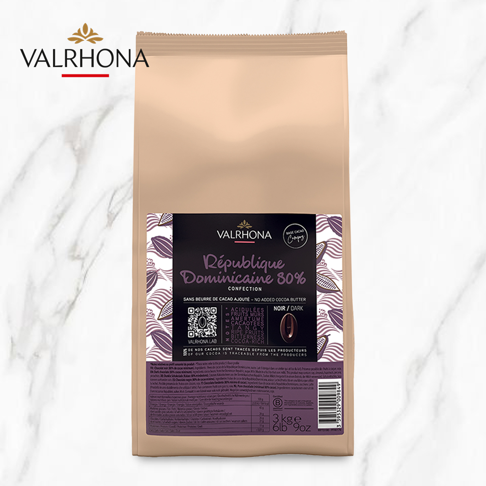 (발송지연) 발로나 도미니칸 80% 다크 초콜릿 커버춰 3kg