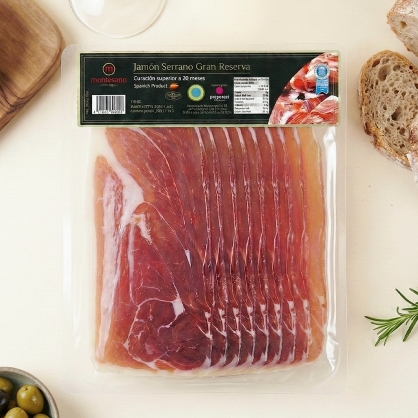 몬테사노 하몽 세라노 그란 레세르바 슬라이스 120g 생햄