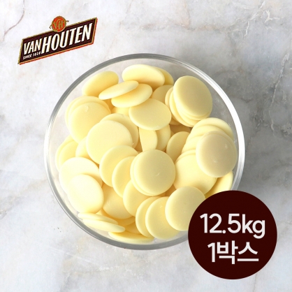 칼리바우트 반호튼 화이트 컴파운드 코팅초콜릿 12.5kg 대용량