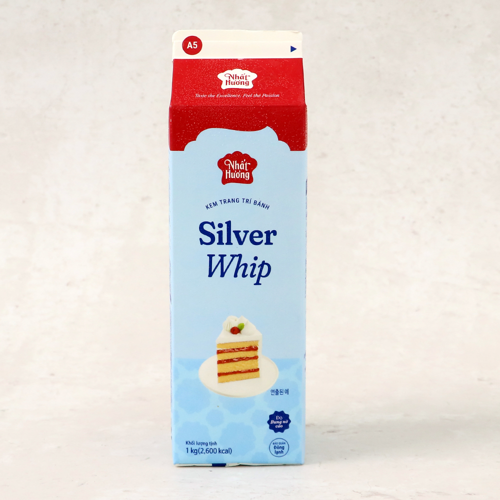 빙그레 실버휩 토핑크림 1L 식물성 휘핑 가당 냉동