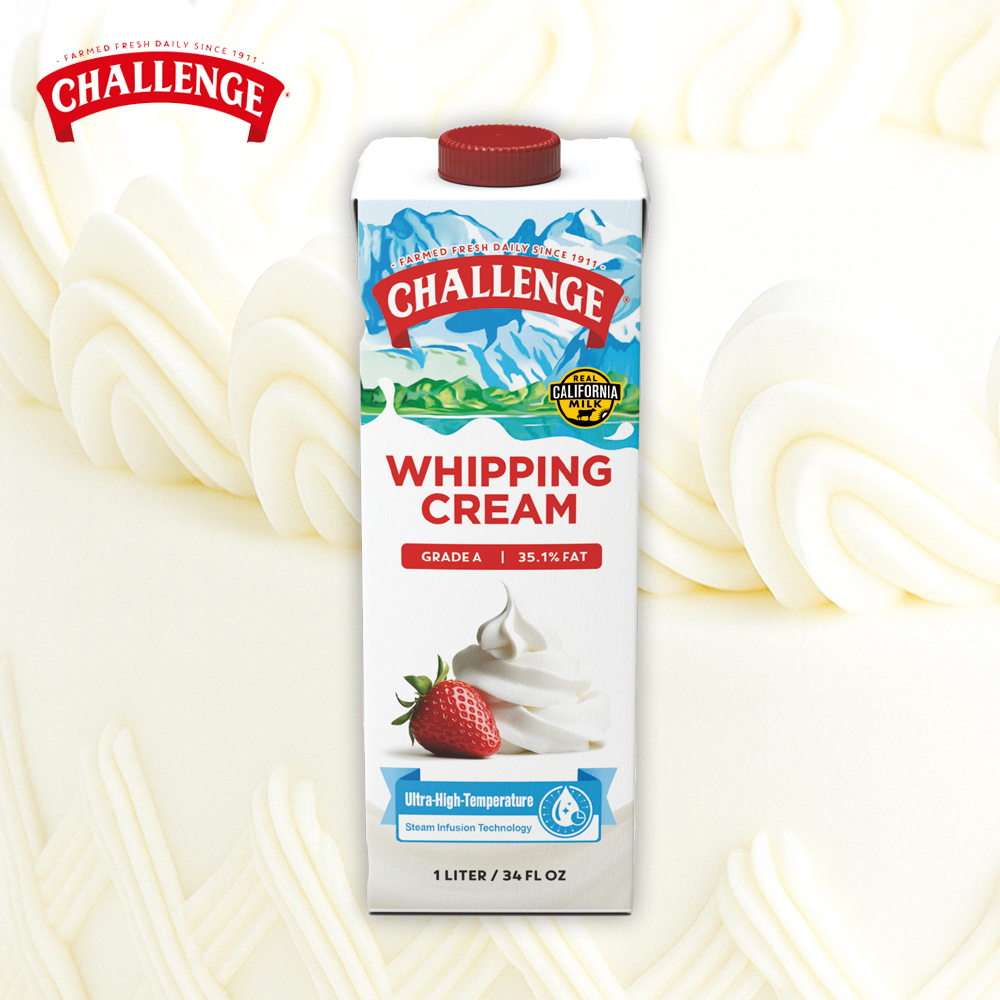 챌린지 휘핑크림 1L 동물성 생크림 캘리포니아산