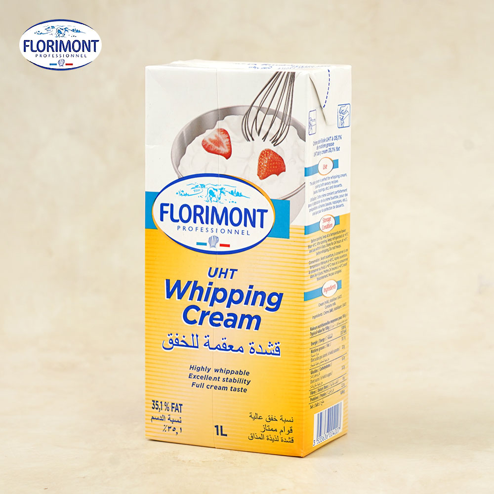 플로리몽 휘핑크림 1L 동물성 생크림 프랑스