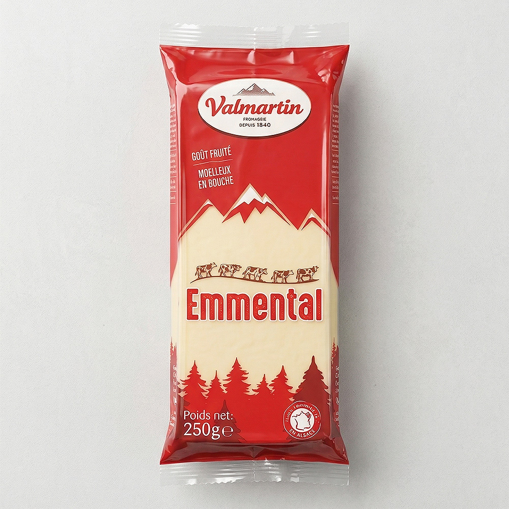 발마틴 에멘탈 치즈 포션 250g (임박26년5월19일)