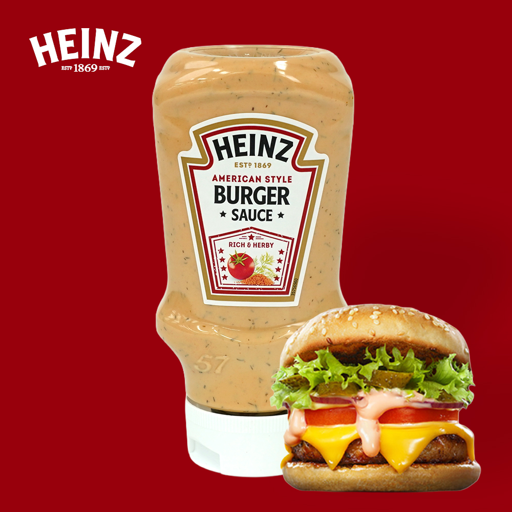 하인즈 아메리칸스타일 버거소스 418g 햄버거 샌드위치소스 나쵸소스